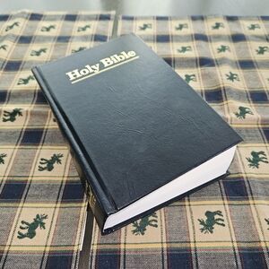 Holy Bible - Blue Hardcover Book